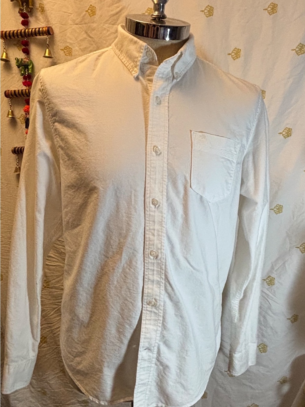Timberland Classic White Men's Button-Down Shirt